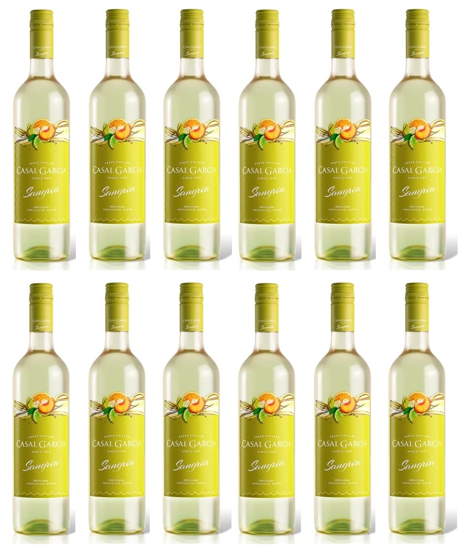 12x 0,75l - Casal Garcia - Sangría - white - Portugal - aromatisiertes weinhaltiges Getränk - süß