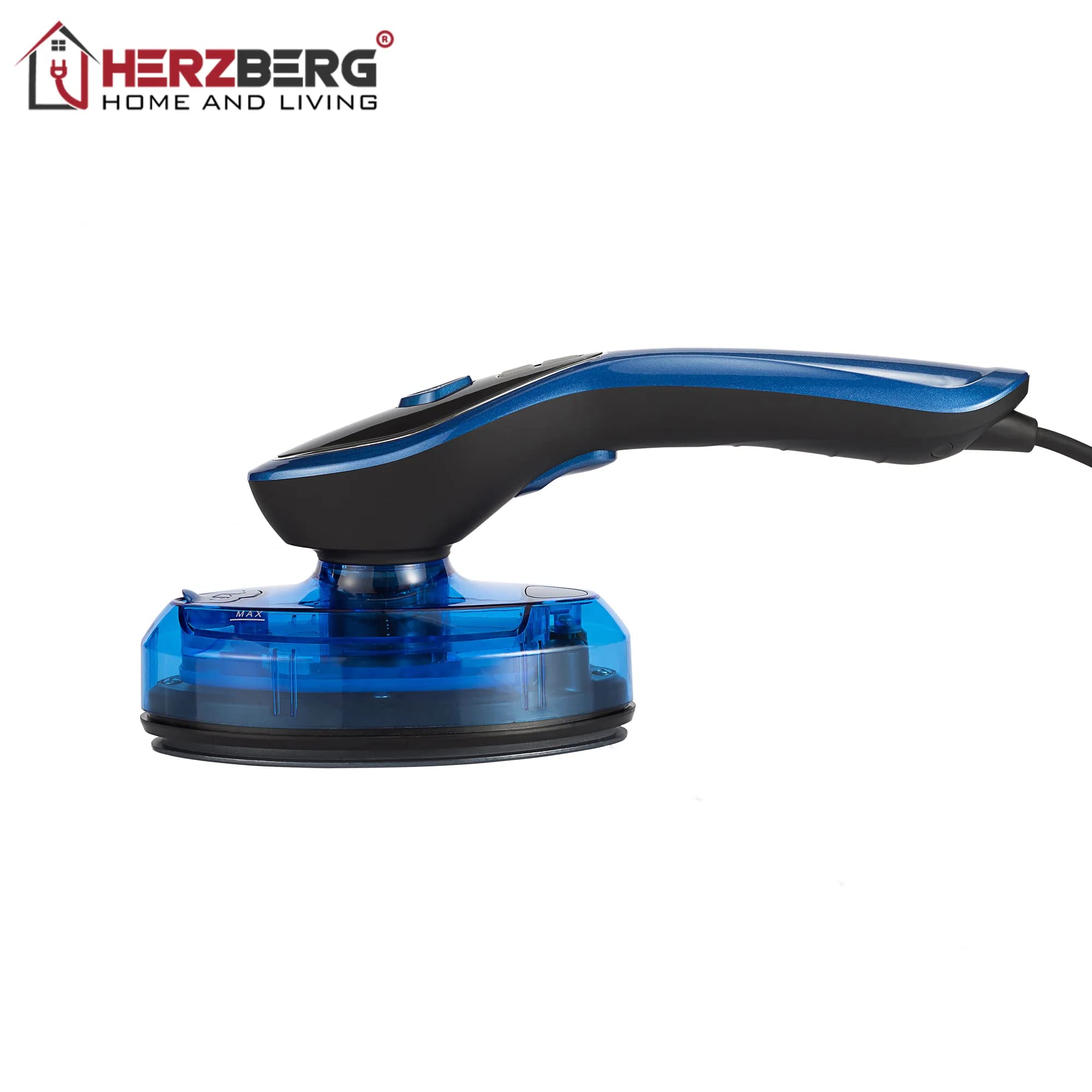 Herzberg Drut do prasowania pionowego-parownica na sucho 3Bar-Fer 2 w 1 HG8056