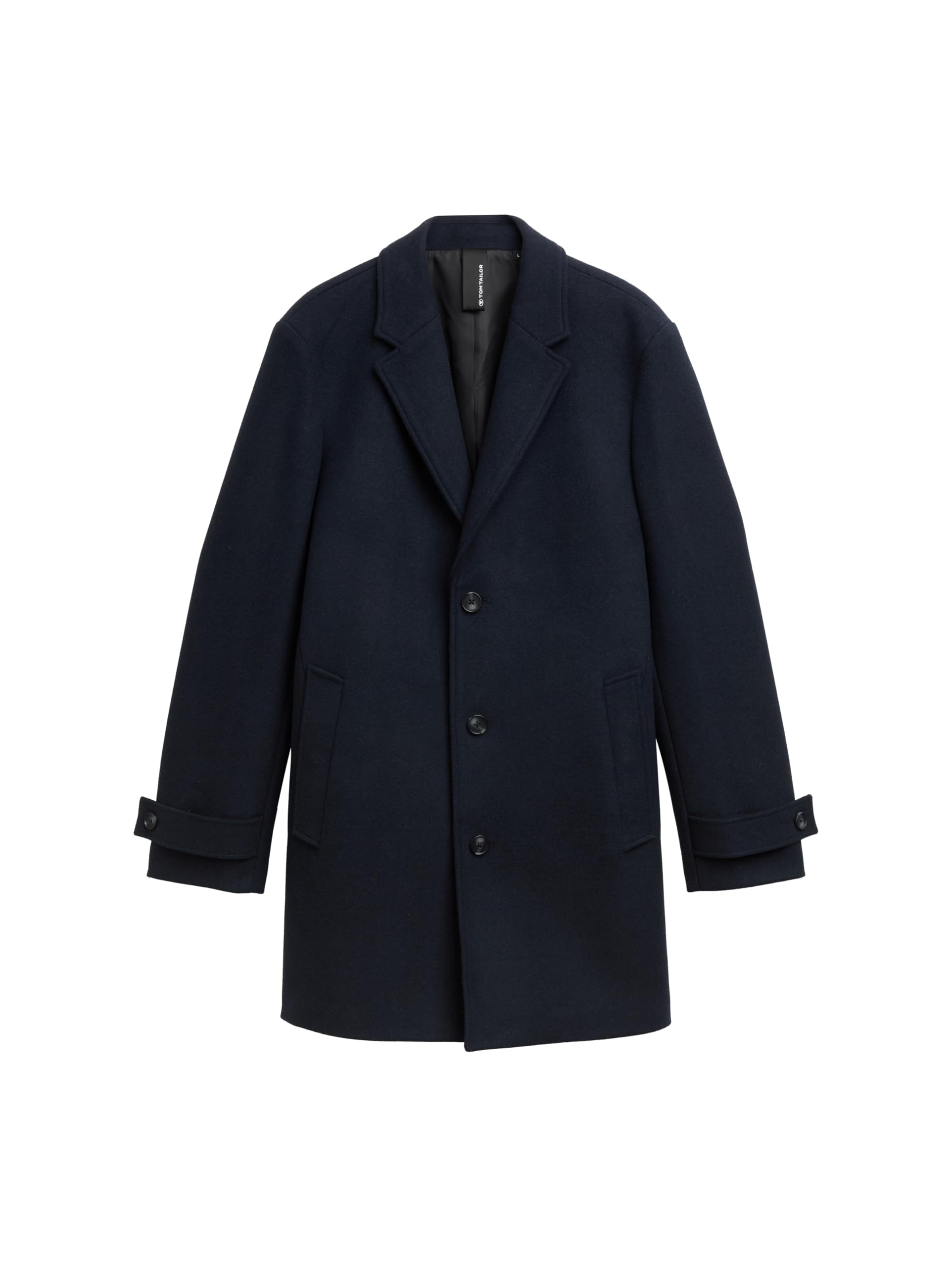 TOM TAILOR 1046987 Cappotto di lana Uomo (Pacco da 1)