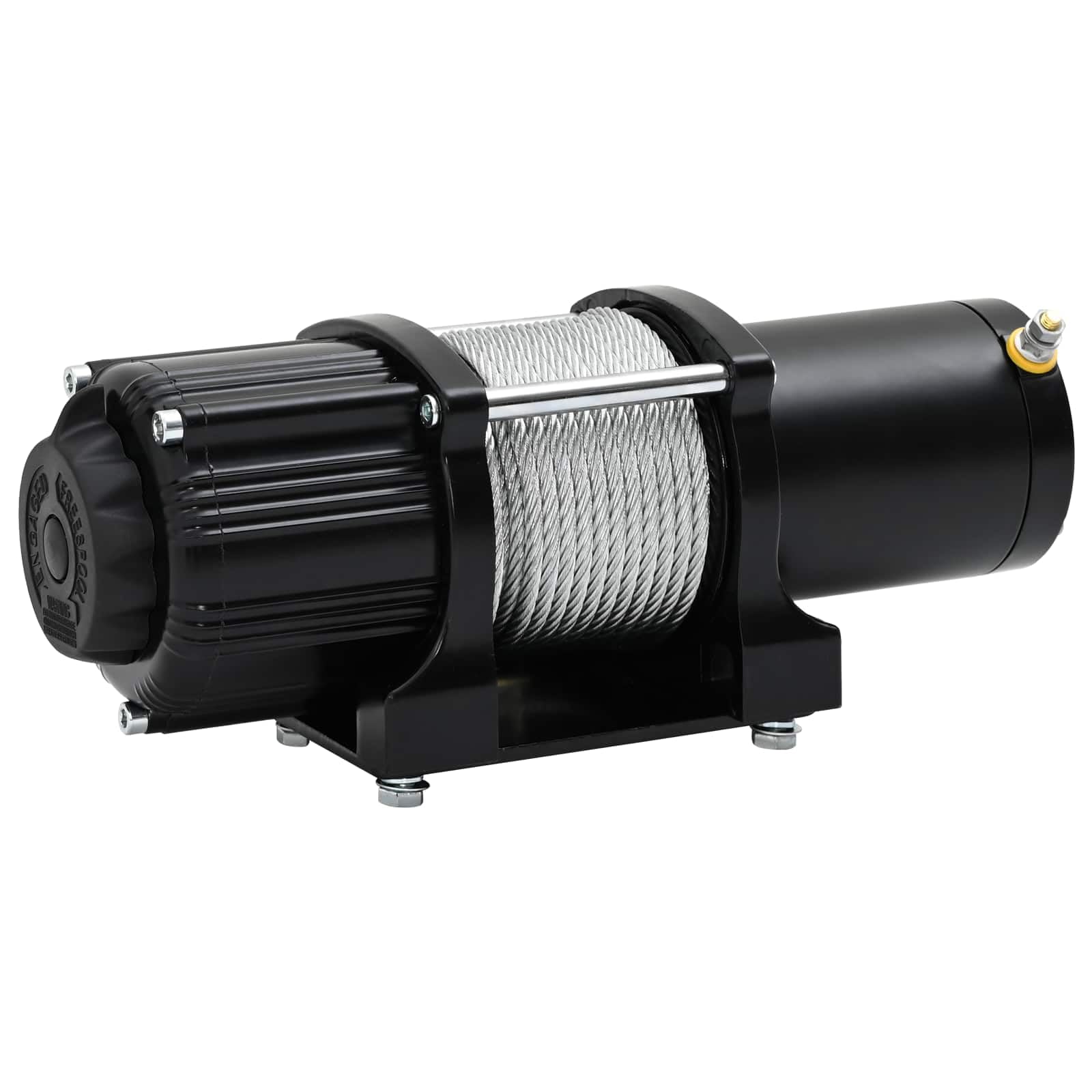 Verricello elettrico in PVC, nero, forza di trazione, per esterni, impermeabile, con telecomando, per ATV, barca, trattore, auto, rimorchio