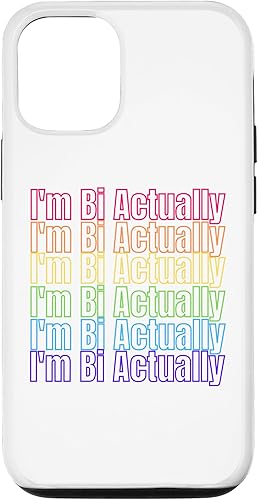 Funda estética LGBTQ para iPhone 14 Pro I'm Bi Really Bi Pride