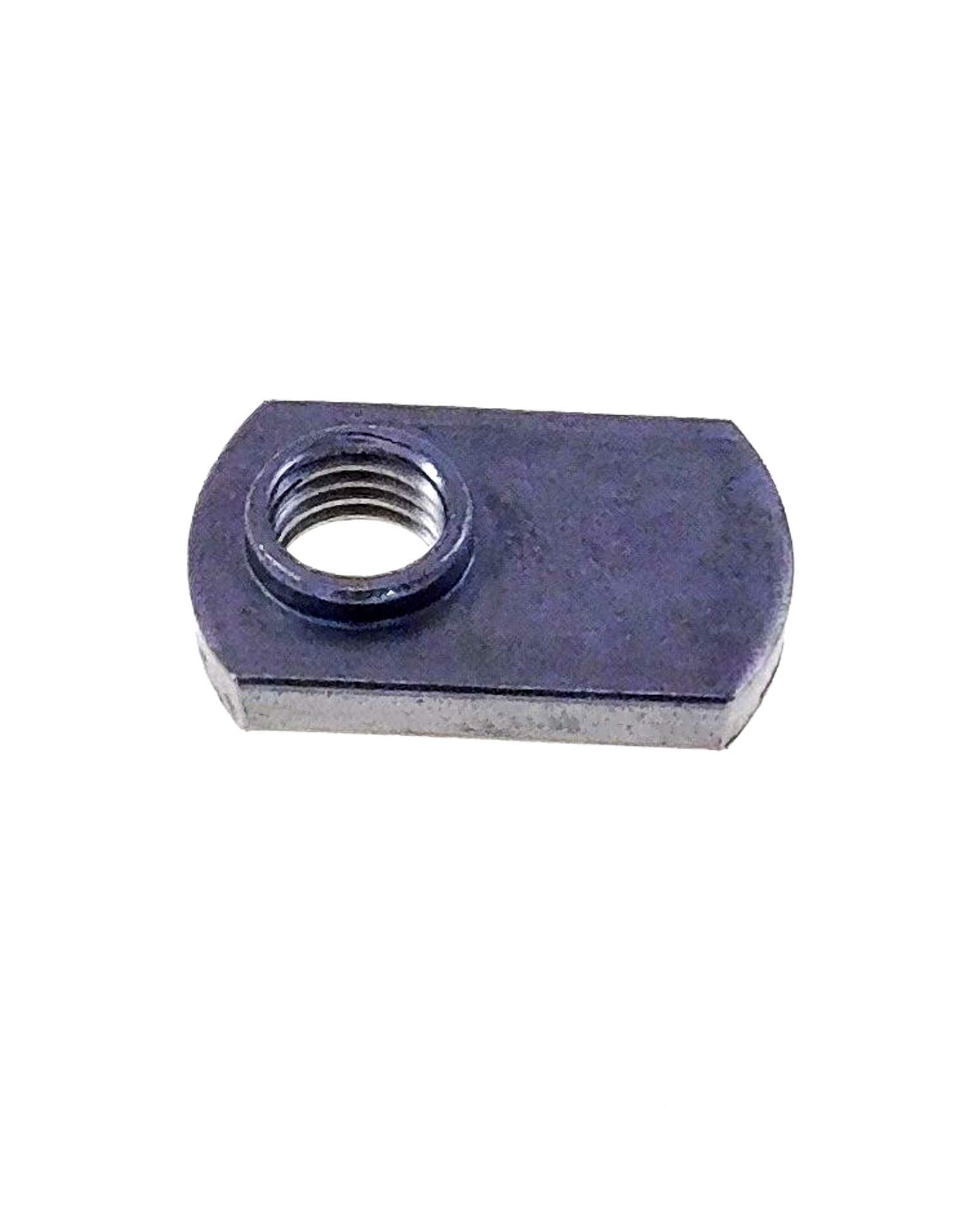 Single Tab Weld Nut 5/16-24 Fine Thread - Spot Weld Nuts - Weld Nuts/Spot/Offset Hole - Low Carbon Plain Steel (10)