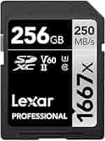 Amazon.com: Lexar 256GB Professional 1667x SD Card, UHS-II