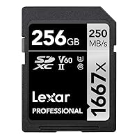 Lexar Professional 1667x Scheda SD 256 GB, Scheda di memoria SDXC UHS