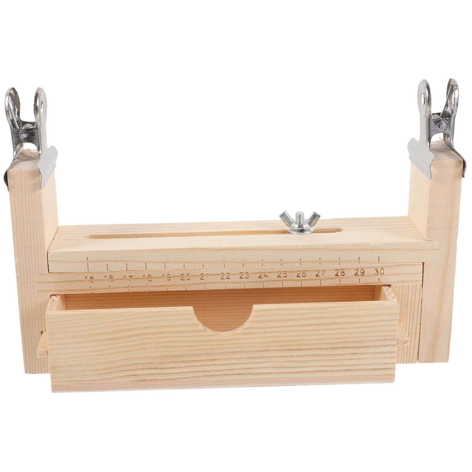 SHINEOFI Telaio in Legno per Intrecciare Braccialetti, Marrone