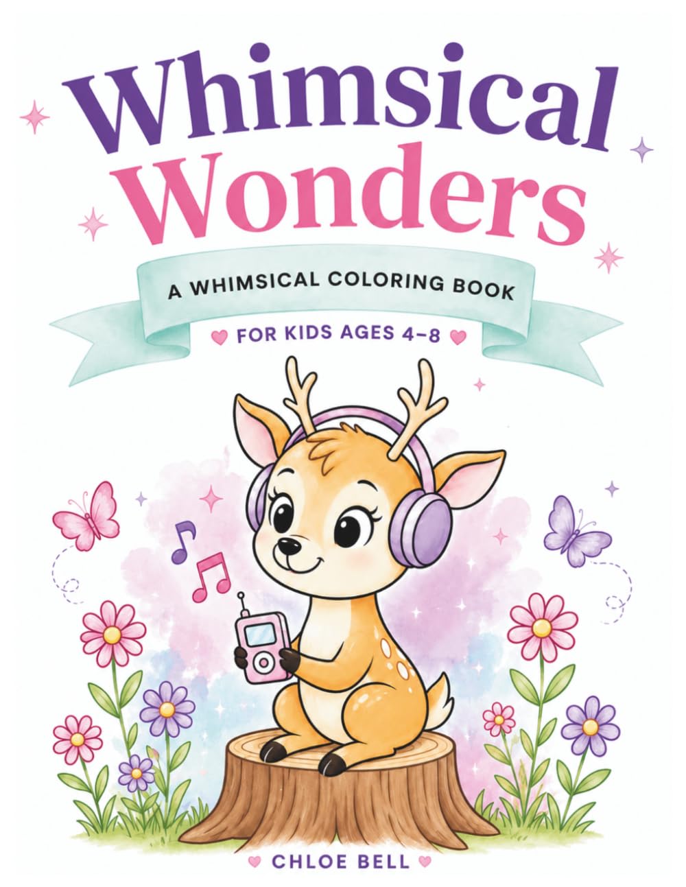 Whimsical Wonders: A Coloring Book for Kids Ages 4-8