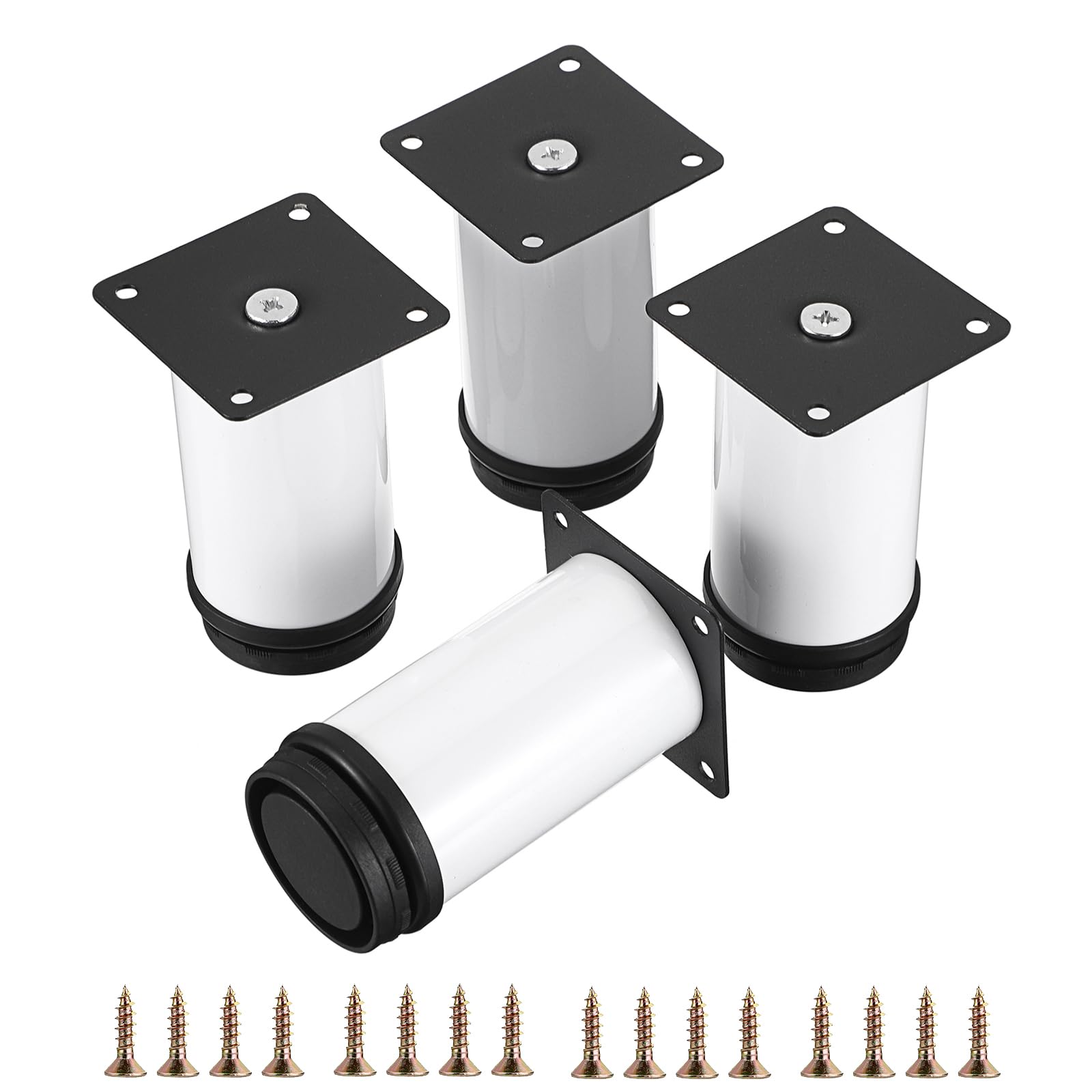 Snapklik.com : OwnMy 4PCS 4 Inch Stainless Steel Furniture Legs ...