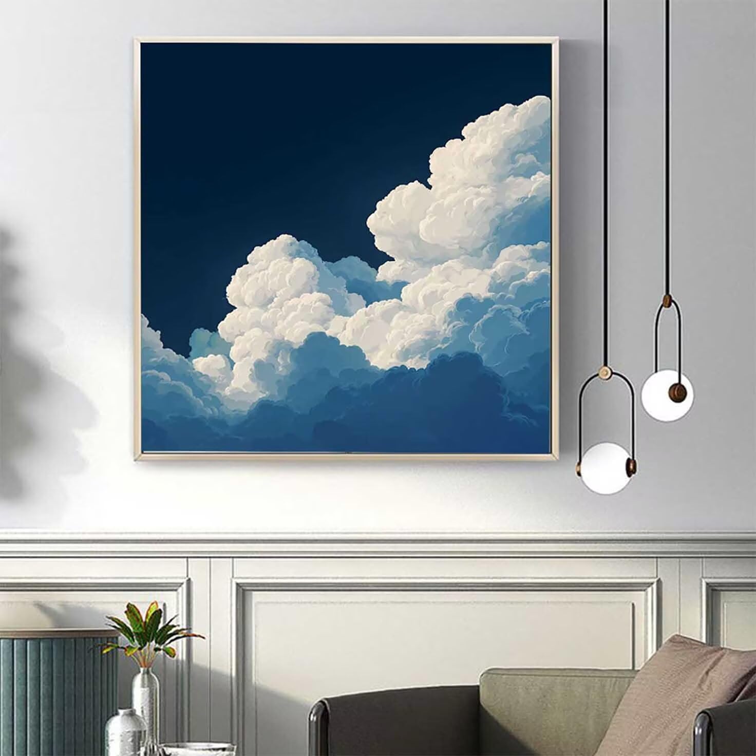 Zestawy artystyczne Sky Diamond dla dorosłych, malarstwo diamentowe, chmura, kryształ, zestawy artystyczne dla dorosłych, początkujących, DIY, 5D, pełne kwadratowe wiertło, klejnot, zestawy do haftu