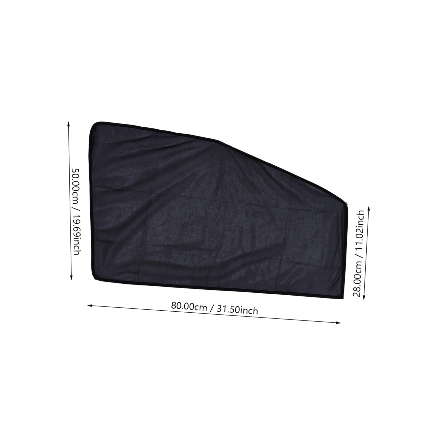 Ciieeo 2 Juegos Parasol para Ventana de Coche Protector Sunshade de Autos para Auto Lado estores Cortina de Ventana de protección Parasol magnético automático Nylon Black
