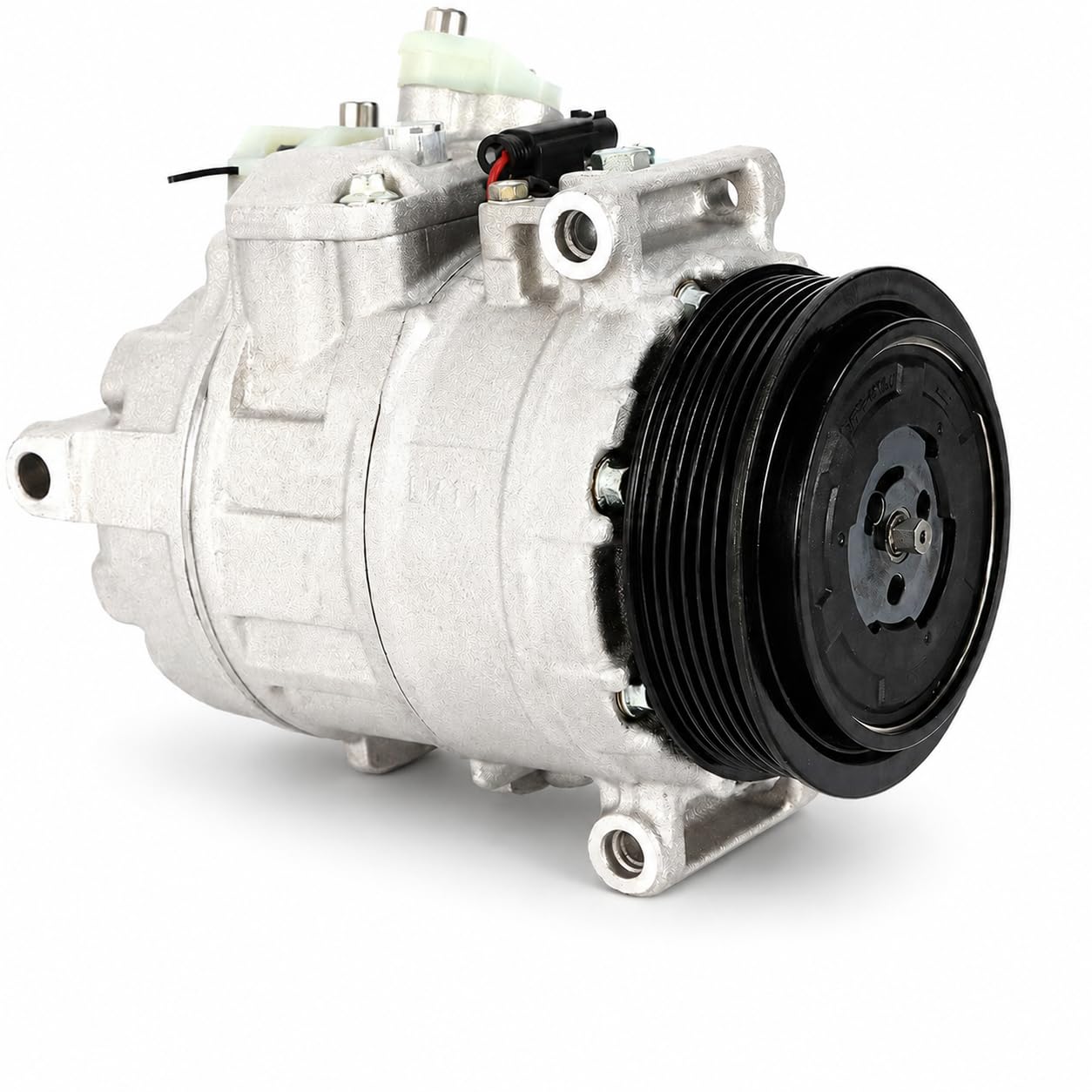 Compresor de aire acondicionado A/C 12 V con polea de 6 ranuras, repuesto para A0002306511 0002306511, compatible con Mercedes-Benz C230 C240 C280 C300 C320 CLK320 CLK350 E320 E550 G550 00 ML3 50