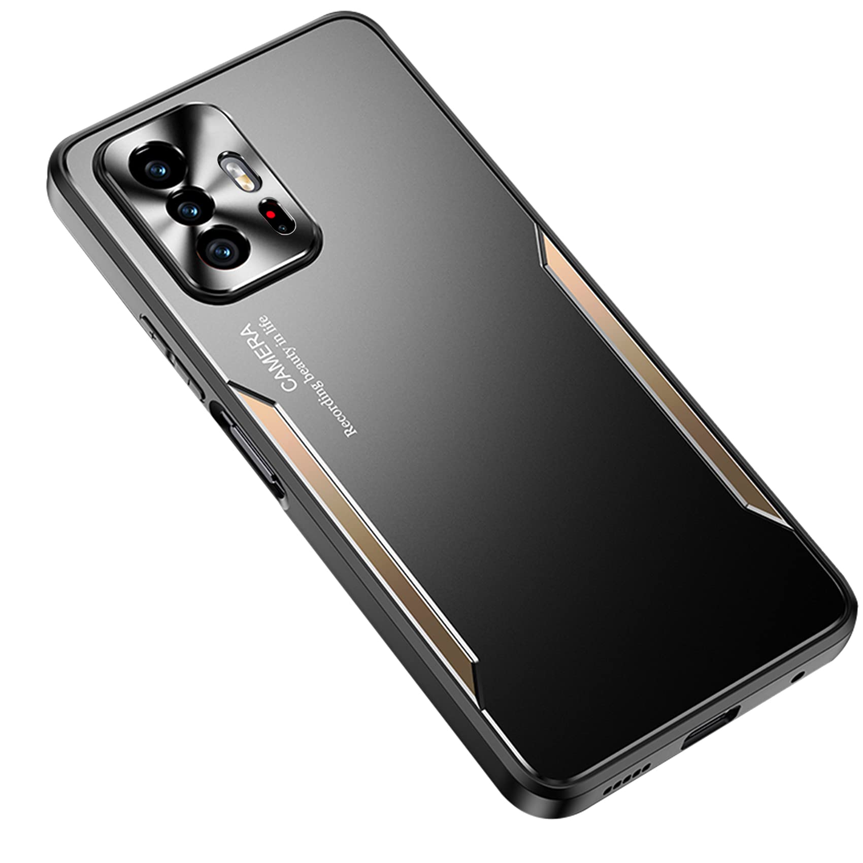 YukeTop Cover Per Xiaomi 11T E 11T Pro - Custodia Robustacon Supporto Integrato E Protezione Anticaduta - Rossa