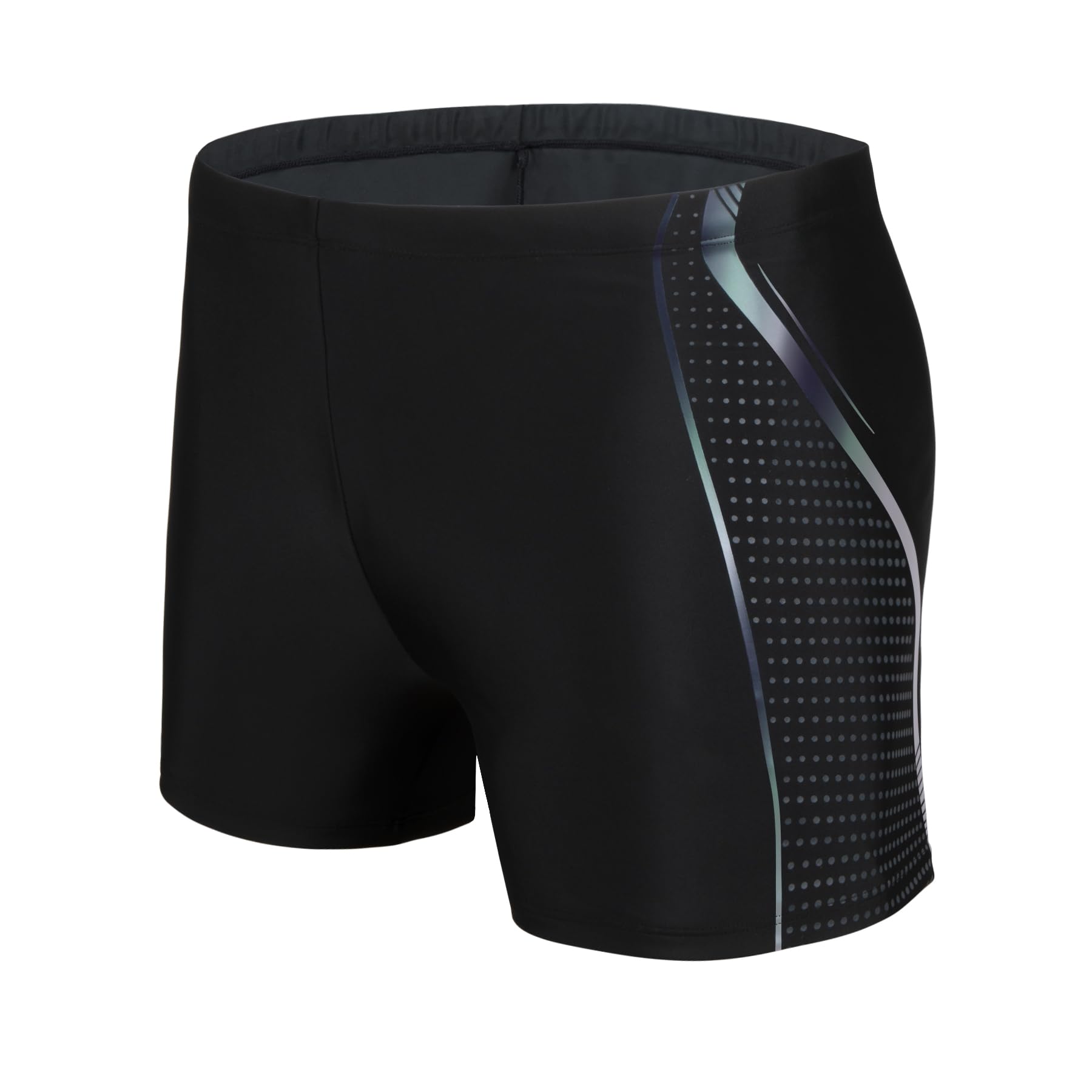 WHCREAT Bañador Hombre Natación Secado Rápido Bañadores Boxer con Cordón - 2