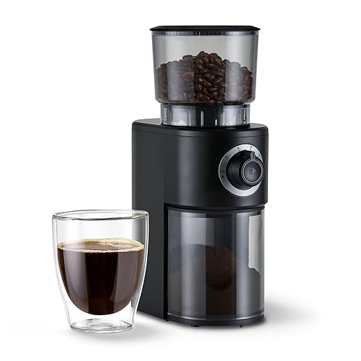 Tchibo Elektrische Kaffeemühle Edelstahl Schwarz-Silber