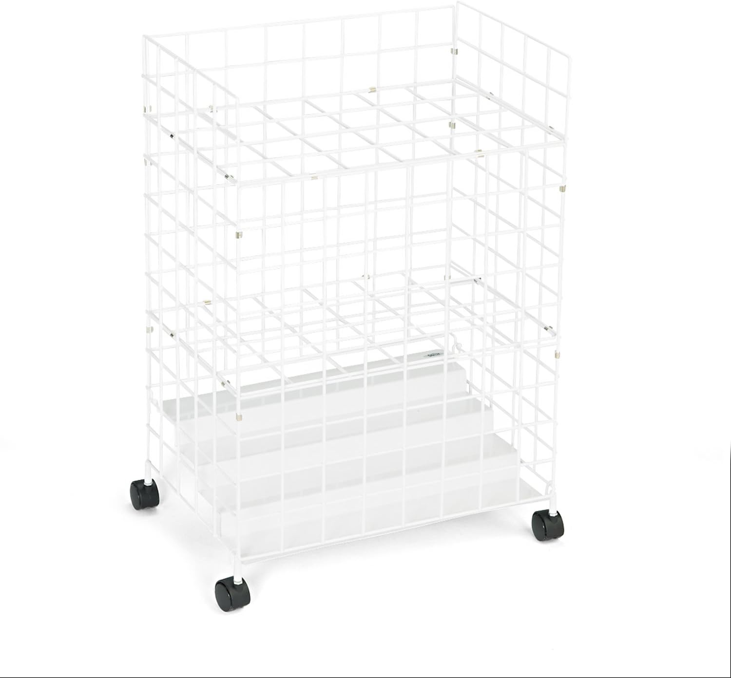SafcoProducts 3088 Wire Roll File, 24 Compartment, White