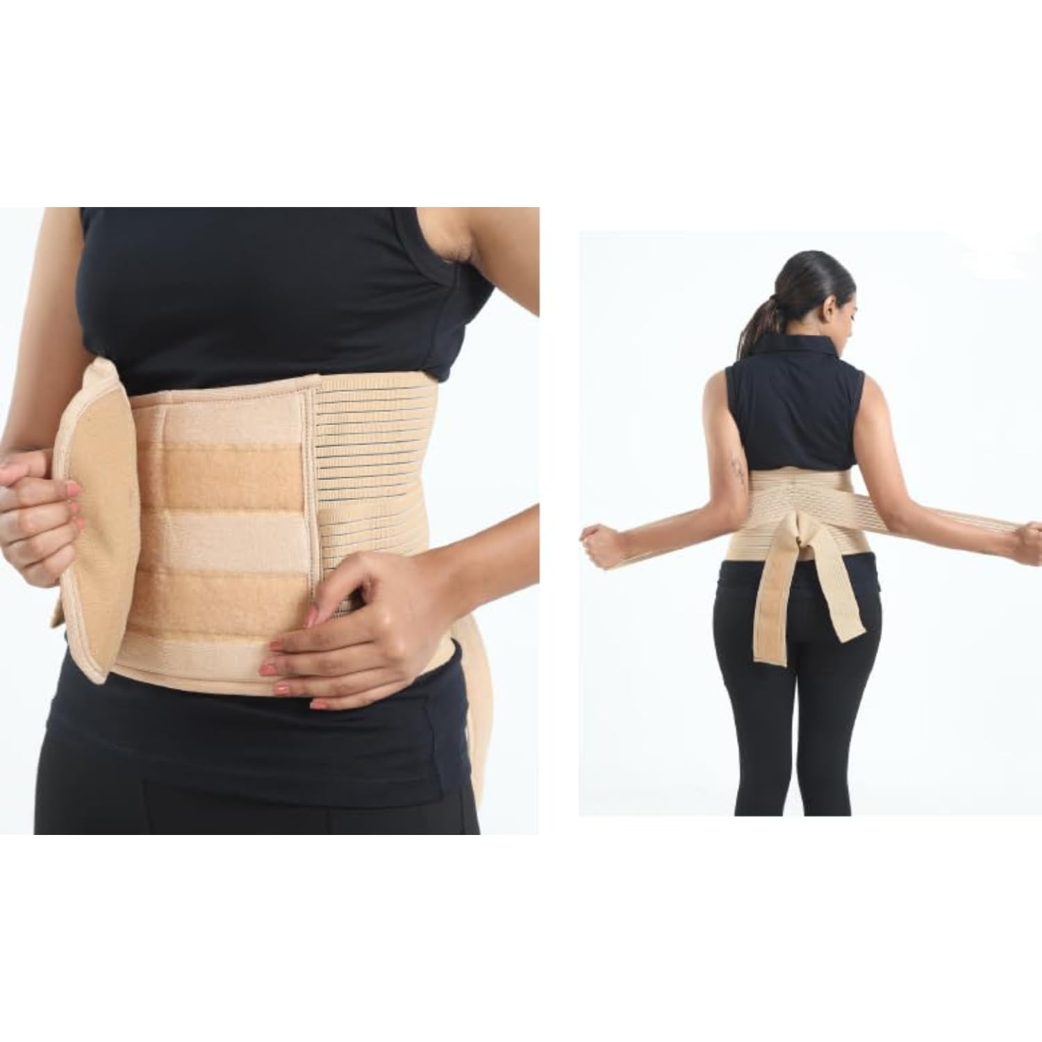 24 BH BAZAAR - Size - XXL (49 '') - Beige - Postpartum, Abdominal & Maternity Belt, Pregnancy Belt for Women - Belly & Tummy Slim, Back Pain Relief for Men & Women