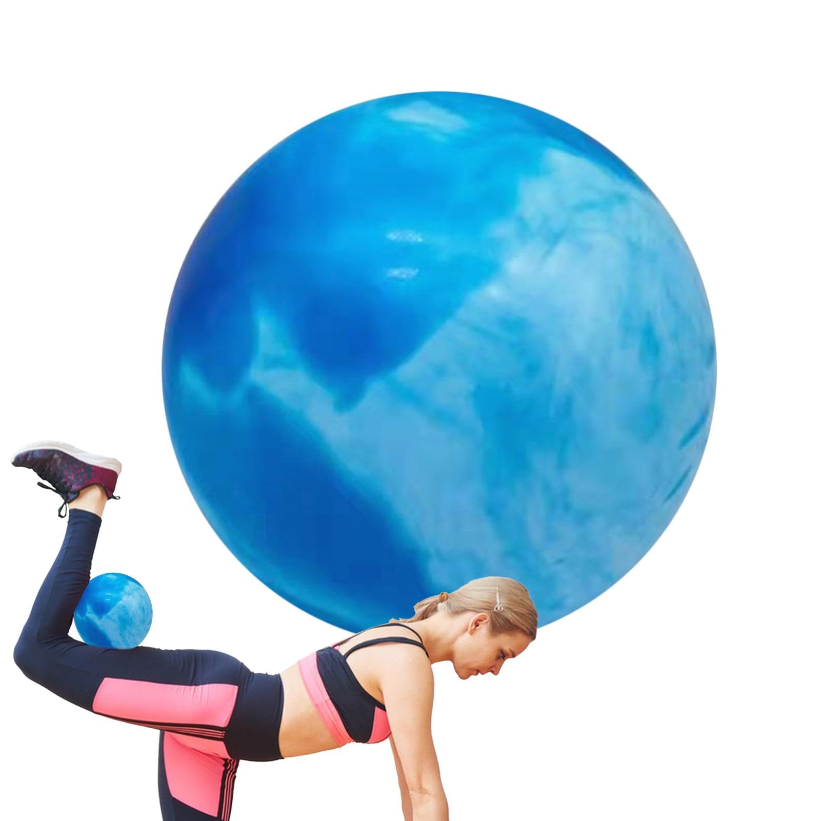Stability Ball 3 Pack Mini Exercise Balls With Pump - 9-10 Inch Anti ...