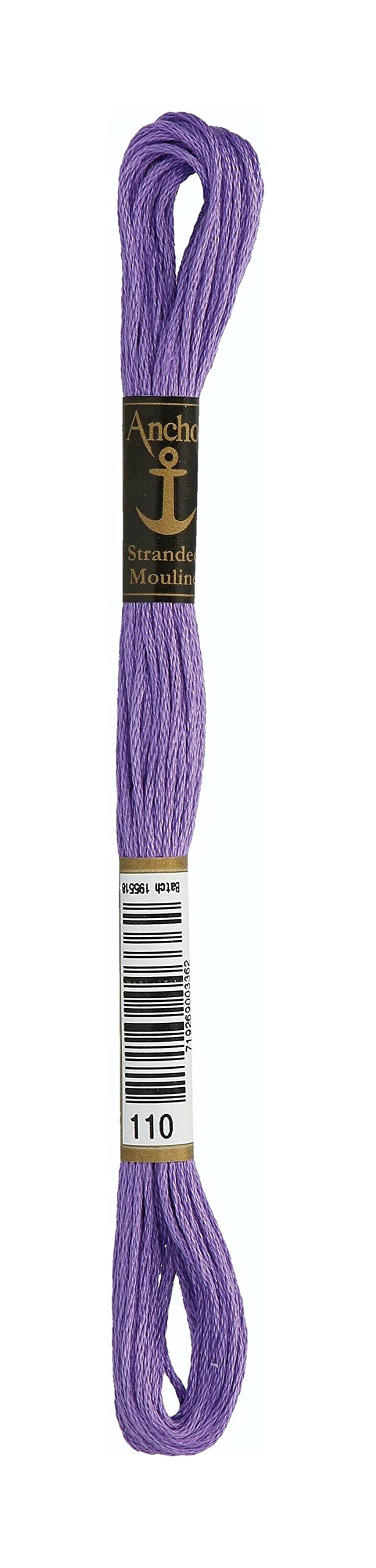 Anchor Lavender Medium Six Strand Embroidery Floss 8.75 Yards- 12 Per Box