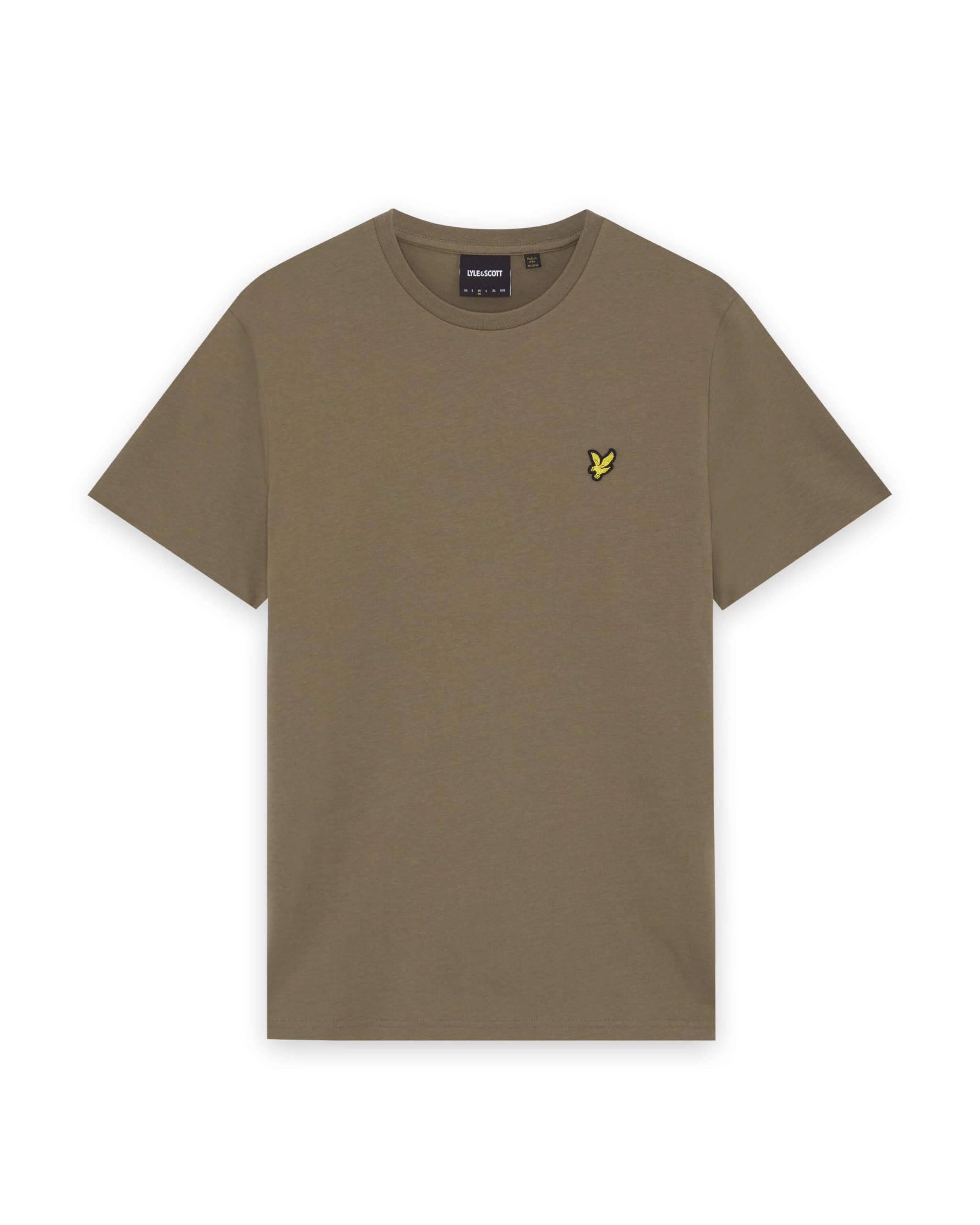 Lyle And Scott Men's Tan Lyle & Scott T-Shirt Khaki Ash - Size 40