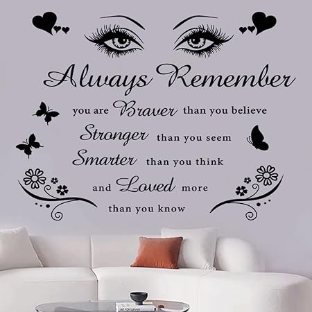 Pink Butterfly Quotes Wall Decal Think Believe Dream Dare Inspirational Saying Wall Stickers Self Adhesive Vinyl Wall Decor For Women Girls Bedroom Living Room Nursery