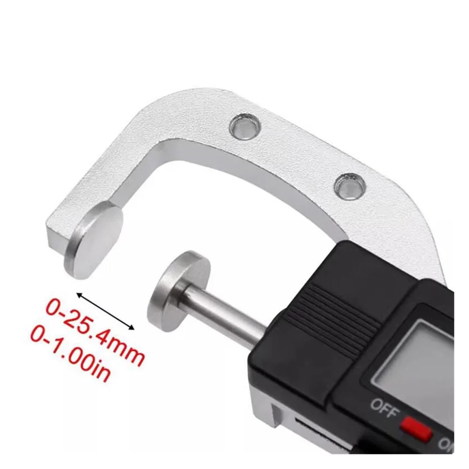 Pied à coulisse numérique électronique horizontal, jauge d'épaisseur LCD 0-25mm pour outil de mesure de pierres précieuses de bijoux Efficacité