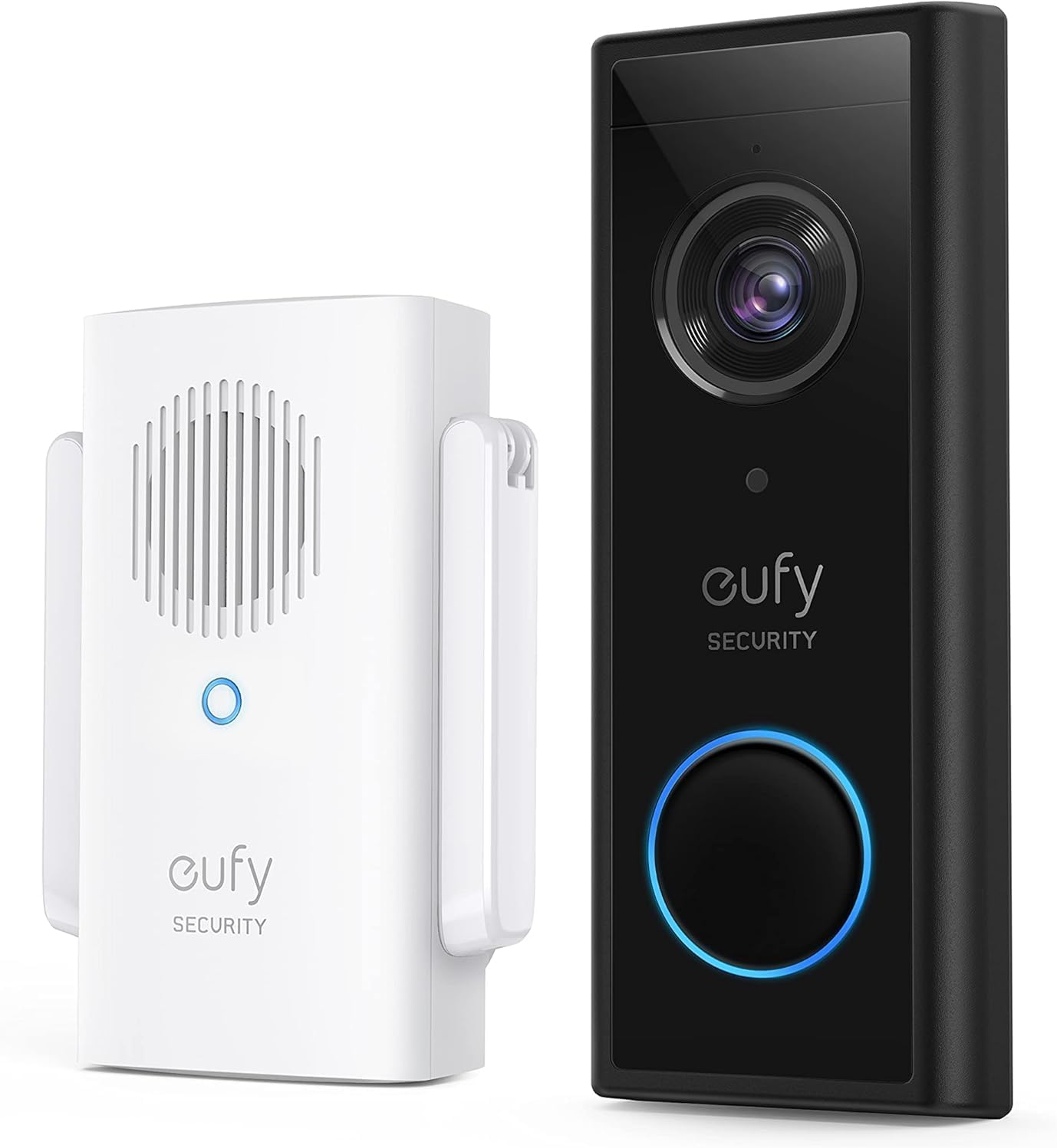 eufy Security Video Doorbell S220, 2K HD Kabellose Sicherheitskamera mit Chime, Akkubetrieben, K.I. Personenerkennung mit AI, 32 GB lokaler Speicher, Beidseitige Audiofunktion, Mühelose Installation