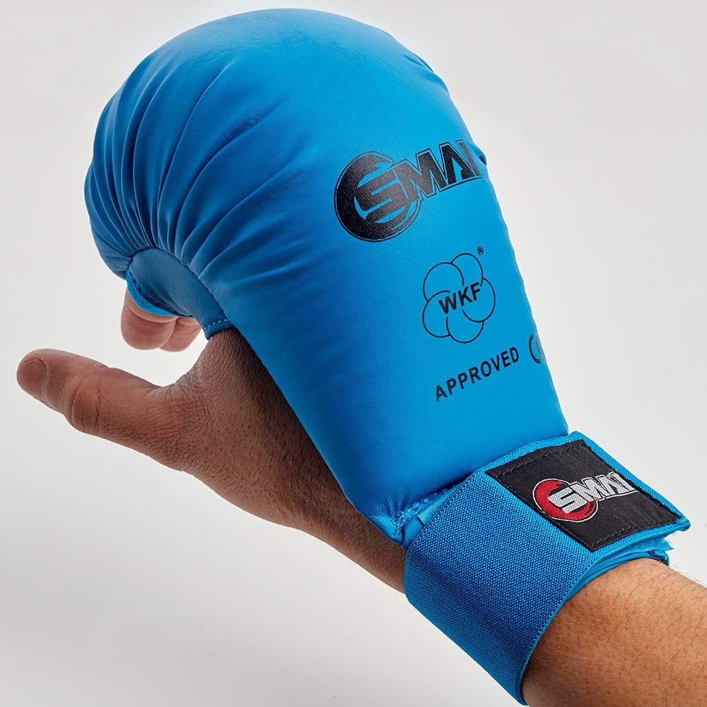 SMAI Wkf Approved, Guanti Senza Pollice Unisex Adulto