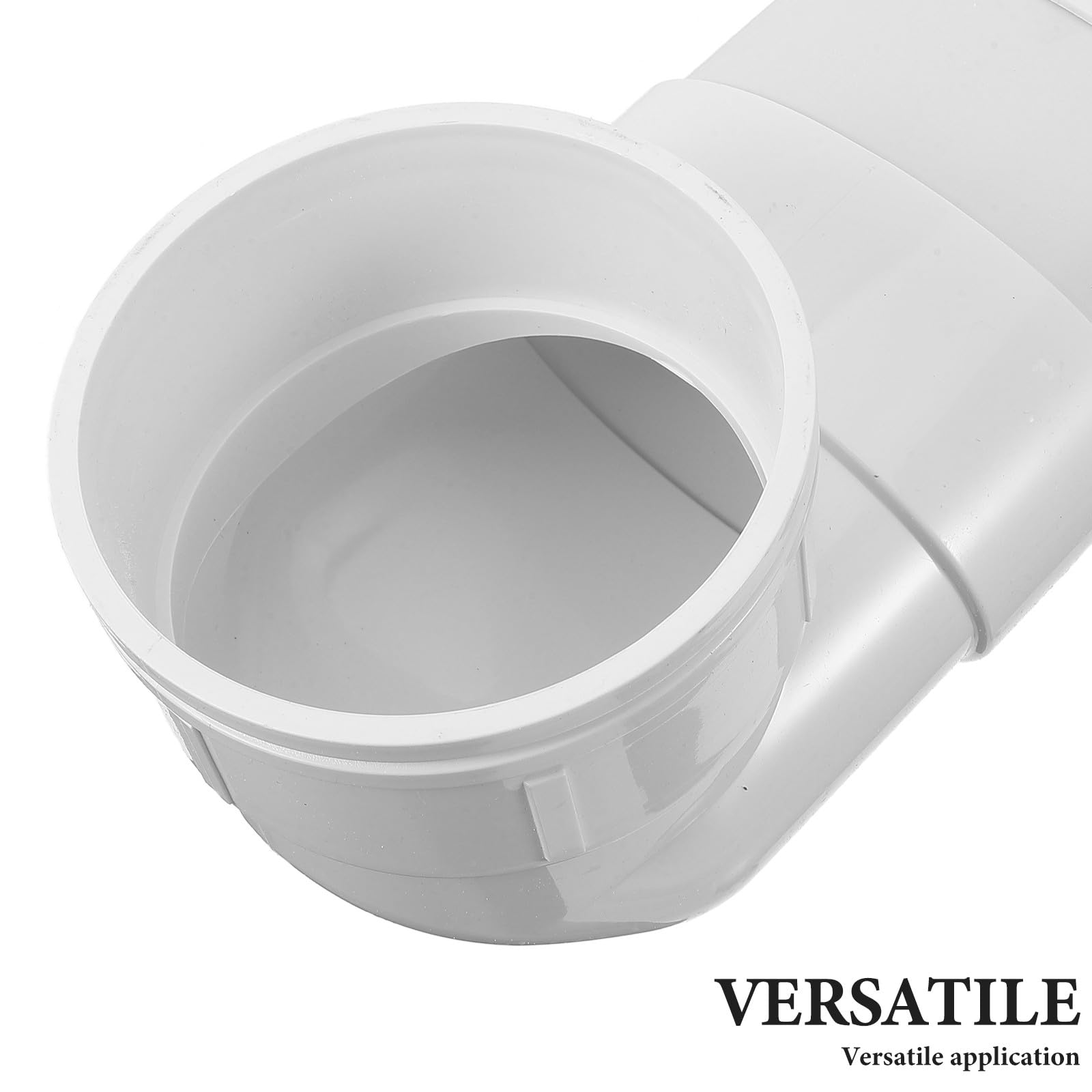Rialzo Wc Spostatore Scarico in Pvc Resistente All'usura Installazione Facile, Adatto per Uso Commerciale e Residenziale, Massimo Spostamento 10cm