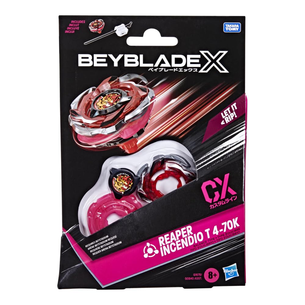 新品未開封BEYBLADE X CXリーパーインセンディオ T4-70K2セット Beyblade X Reaper Incendio T 4-70K CX Conjunto Inicial : Amazon