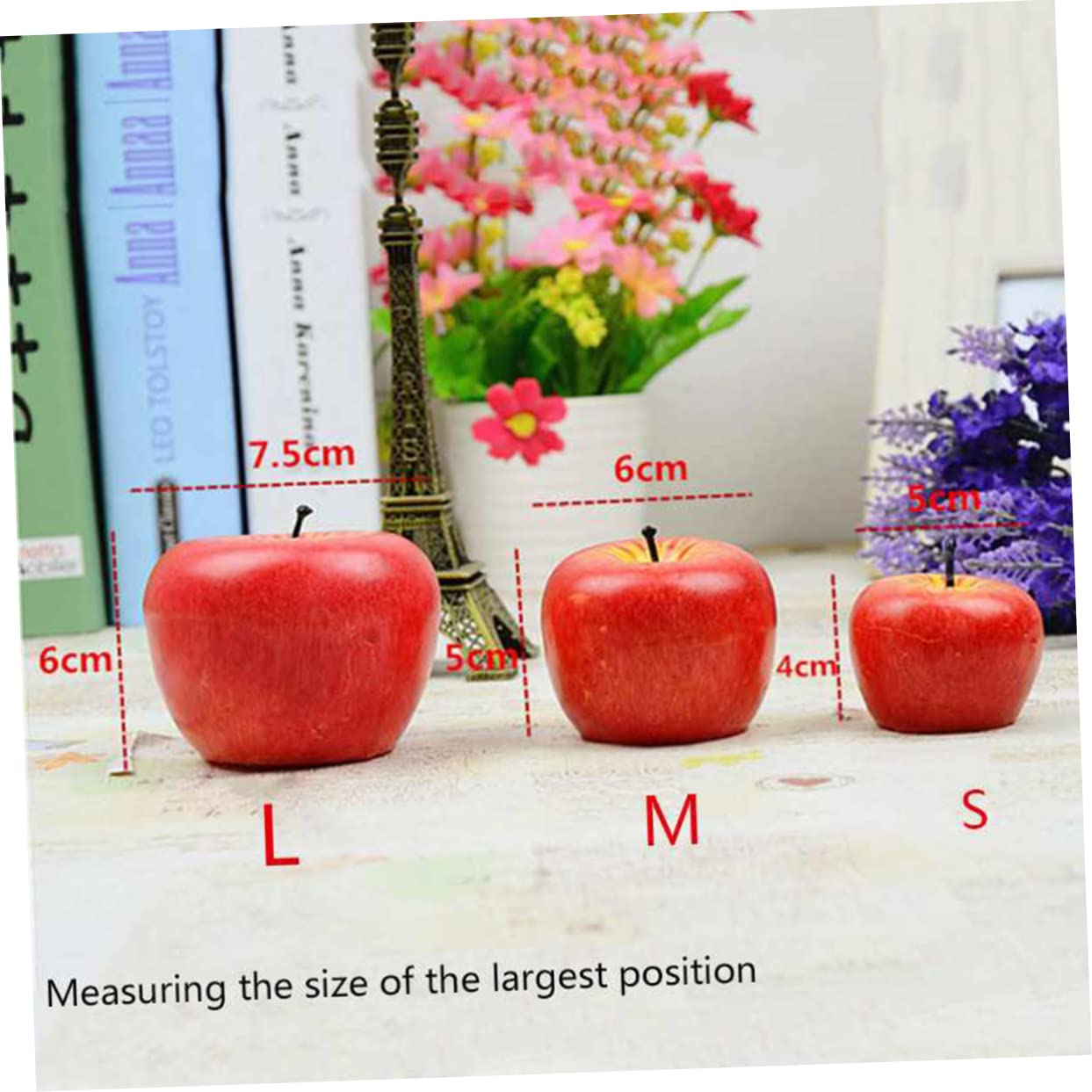 Beatifufu Christmas Decor Candles Artificial Fruit Shape for Party Wedding Christmas Decorations
