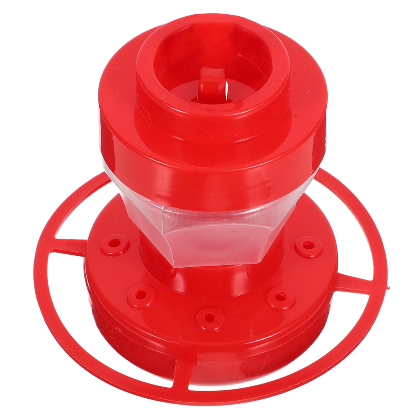 Mipcase 5 Pz Mangiatoia Per Uccelli Da Giardino All'aperto Comoda Mangiatoia Per Uccelli Organizzatore Di Mangimi Per Uccelli All'aperto Mangiatoie Per Uccelli Da Esterno Plastica Rosso