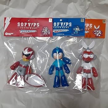 Amazon.co.jp: 3体セット SOFVIPS ソフビ ロックマン カットマン