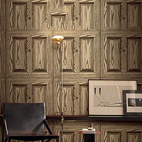 Papier Peint Porte en Bois Vintage 3D pour Agrandir Couloir et Rénover le Salon