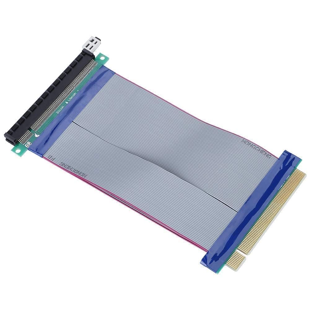 Zer one 7.5Inch PCI Express Riser PIC-E 16x Graphic Card Extension Cable Adapter Flexible PCI-E Express Ribbon-picture-15