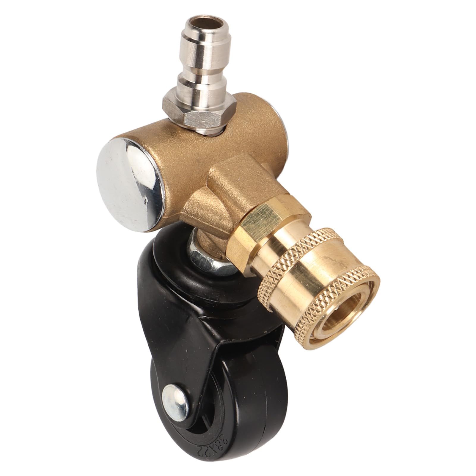 Undercarriage Cleaner Swivel Wheel Brass Adapter Joint Attachment for Road Household Restaurants Hotels