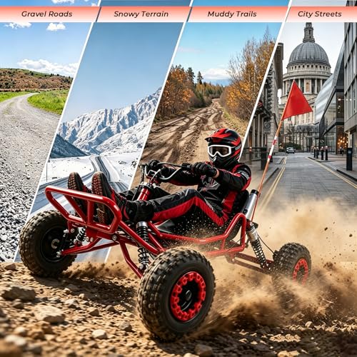 2000W Electric Go Kart with Steel Frame