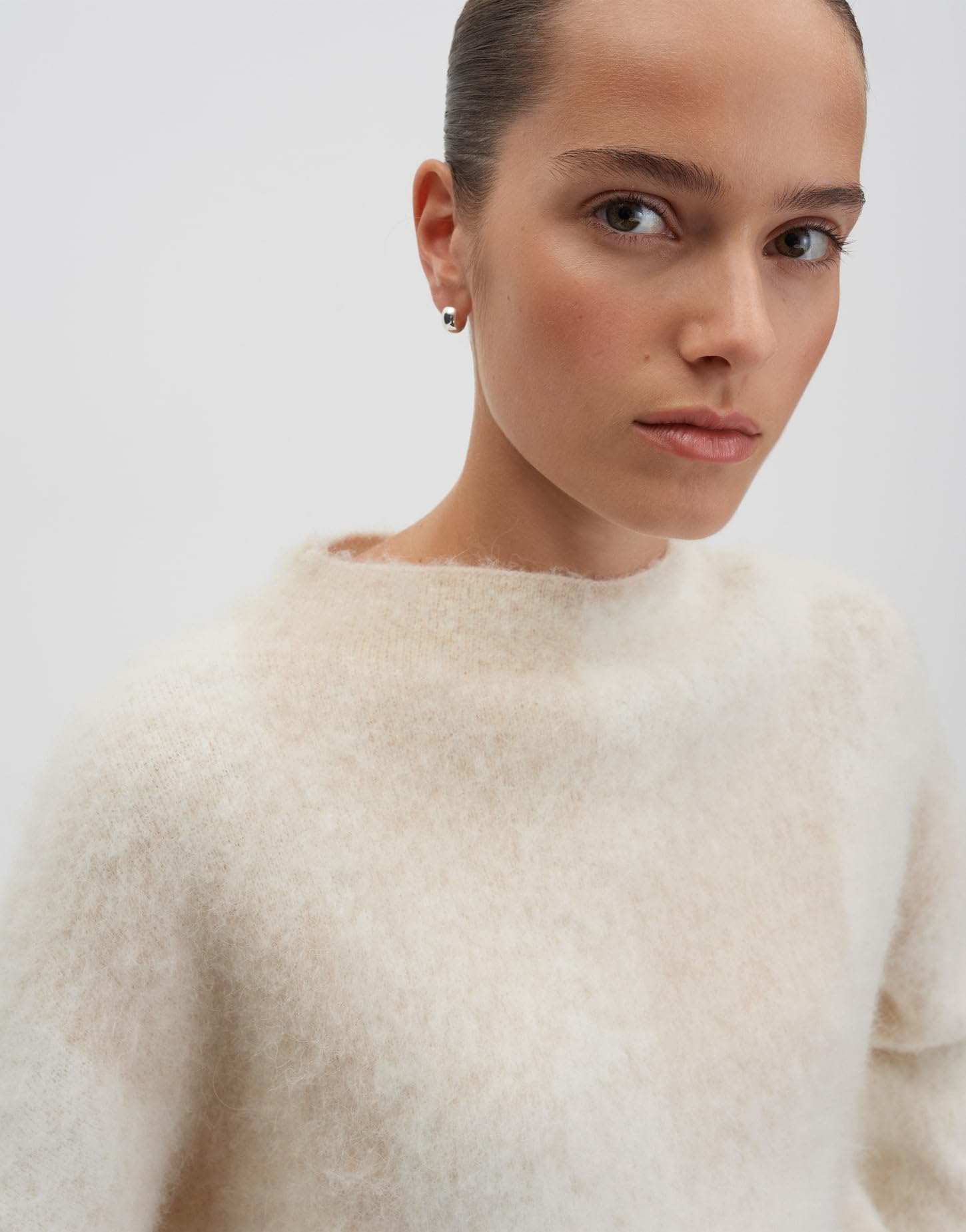 someday Damen Pullover | TEONIE Loose Strickpullover mit Jacquardmuster