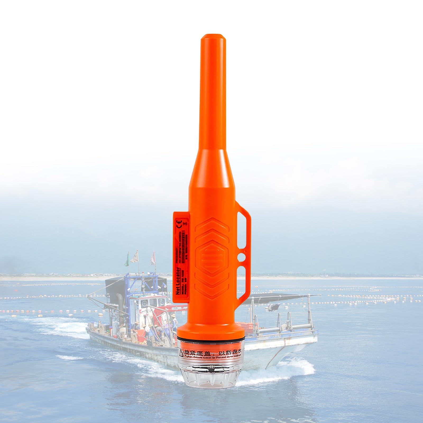 AIS Localizador De Redes De Pesca, Boya De Seguimiento De Redes De Pesca con Batería De 3000 Mah, Aproximadamente 7 NM, Luz De Señal De Red De Pesca, Ajuste De Redes, Apuntando a La Pesca