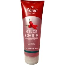 Shelo Nabel Gel de Chile Hair Styling Gel, Extra Hold, 8.46 fl oz, Natural Chili Extract