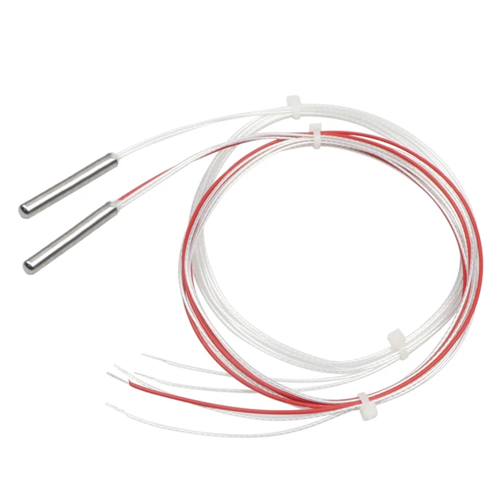 Termopar de sonda de Temperatura pt100 de Tres Cables, 5 uds., 4x30x500, Resistencia de Platino de Alta precisión