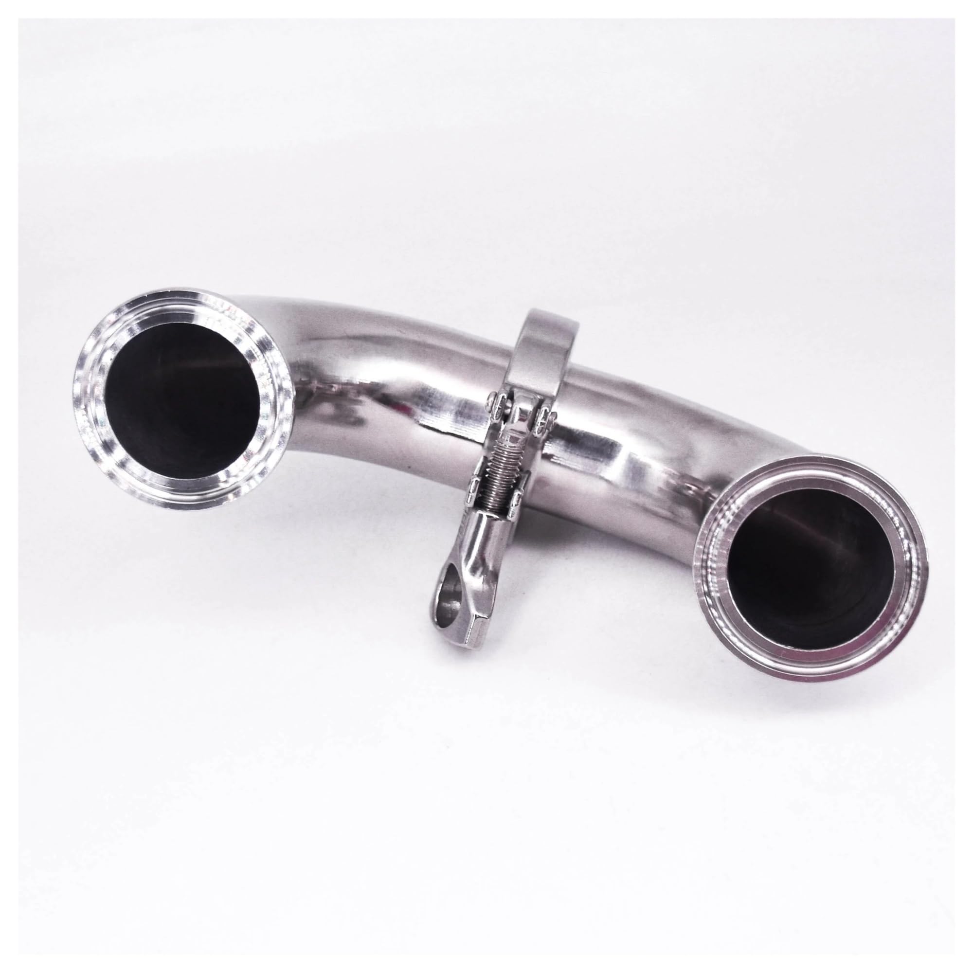 0,5" 1, 2" 2, 3" 3, 4" Tri Clamp 180 Winkel SUS304 316L Edelstahl Rohrverschraubung(SUS304,57mm OD K77.5mm)