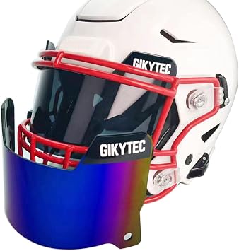 Football Visor Youth Football Visor for Helmet Fits Youth and Adult Football Helmets