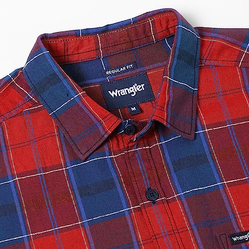 Image of Wrangler Men's Checked Green Shirt