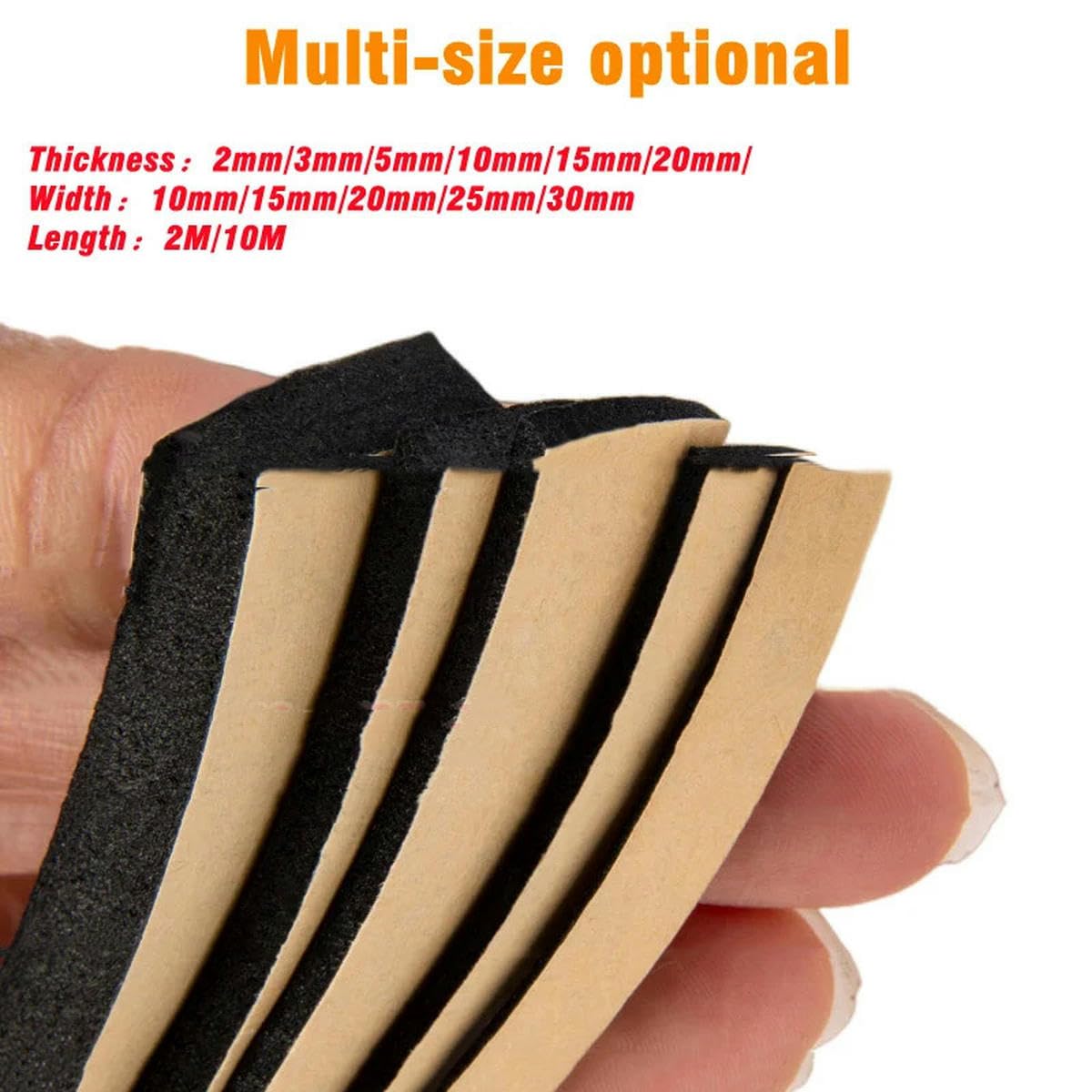 1mm Gomma Spugna Autoadesiva 1mm - 15 Fogli 21x30 Cm Per Isolamento E Assorbimento Materiale Fonoassorbente