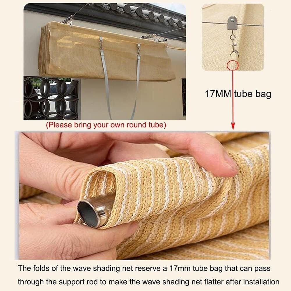 Tendalino parasole scorrevole pensile for portico for pergolato(1x5m)