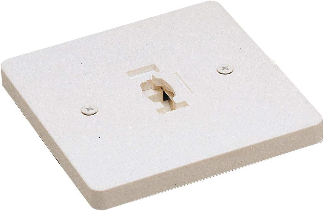 Nora Track Light NT-319W - White - Mono Point Power Feed - Single Circuit - Compatible with Halo Track