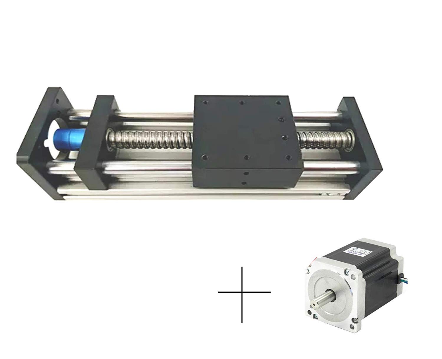 Antrella 150mm Effective Travel Length, Ball Screw Linear Guide Slide Memory RM1610 SFU1610 with 86 Stepper Motor, Motion Sliding Table System, for CNC and 3D Printer