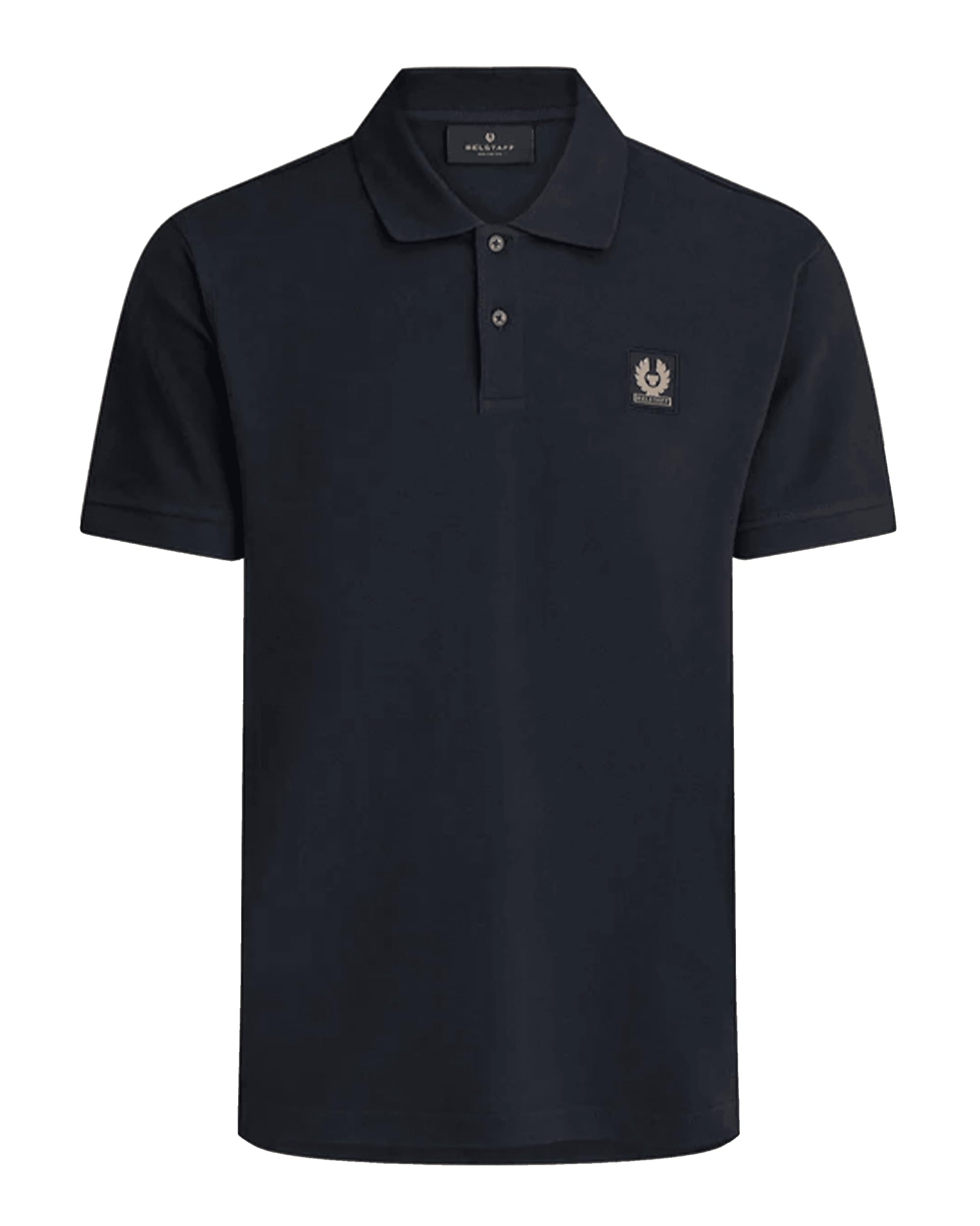 Belstaff Men's Navy Short Sleeved Polo - Dark Ink  38 M