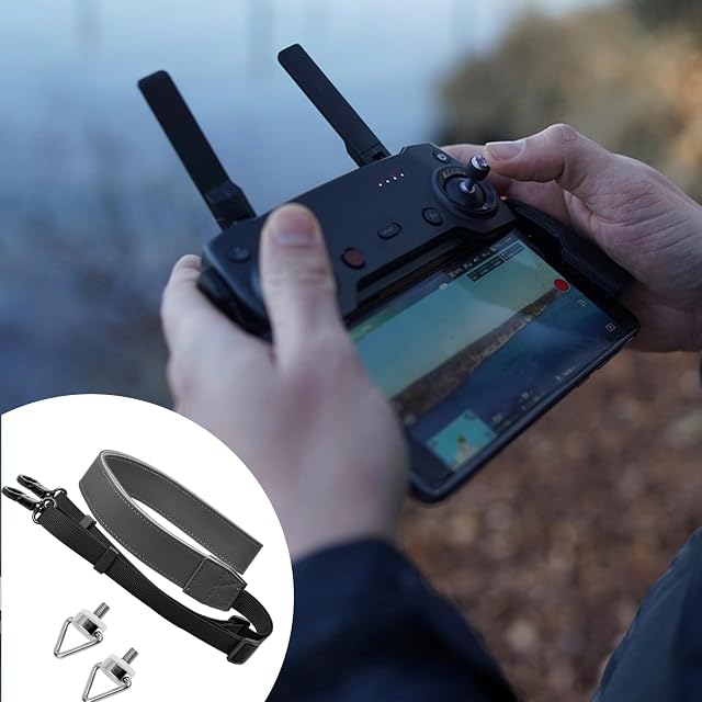 Foto 7 de 7 de Cordón para el Cuello para DJI RC y RC Pro, Correa de Hombro de Cuero PU con Tornillo para el Controlador DJI