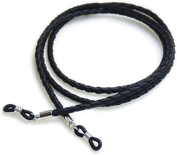 Amazon Co Jp 四つ編み レザー調 合皮 めがねコード 黒 銀色金具 グラスコード メガネチェーン ブラック ホビー Amazon Co Jp 四つ編み レザー調 合皮 めがねコード 黒 銀色金具 グラスコード メガネチェーン ブラック ホビー