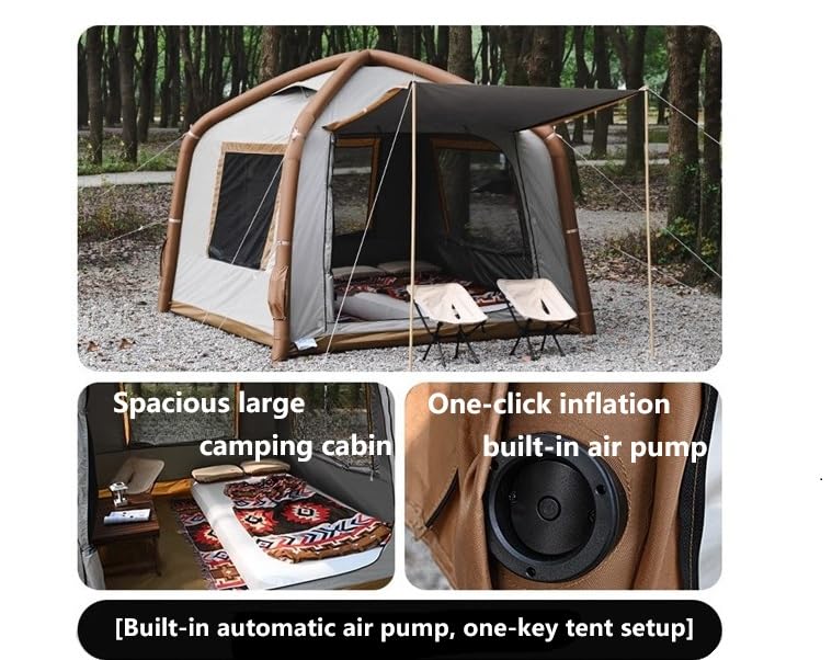 Carpa Inflable para Camping, Refugio Portátil Resistente al Agua miniatura 3